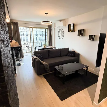Full Furnished In Downtown With Double Ac 50m2 * 尼斯