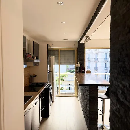 Full Furnished In Downtown With Double Ac 50m2 * 尼斯