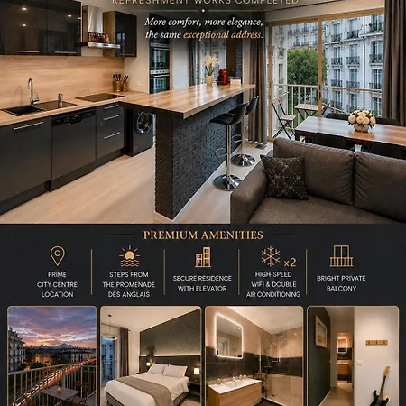 Full Furnished In Downtown With Double Ac 50m2 公寓 尼斯
